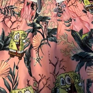 Abercrombie kids SpongeBob swim trunks